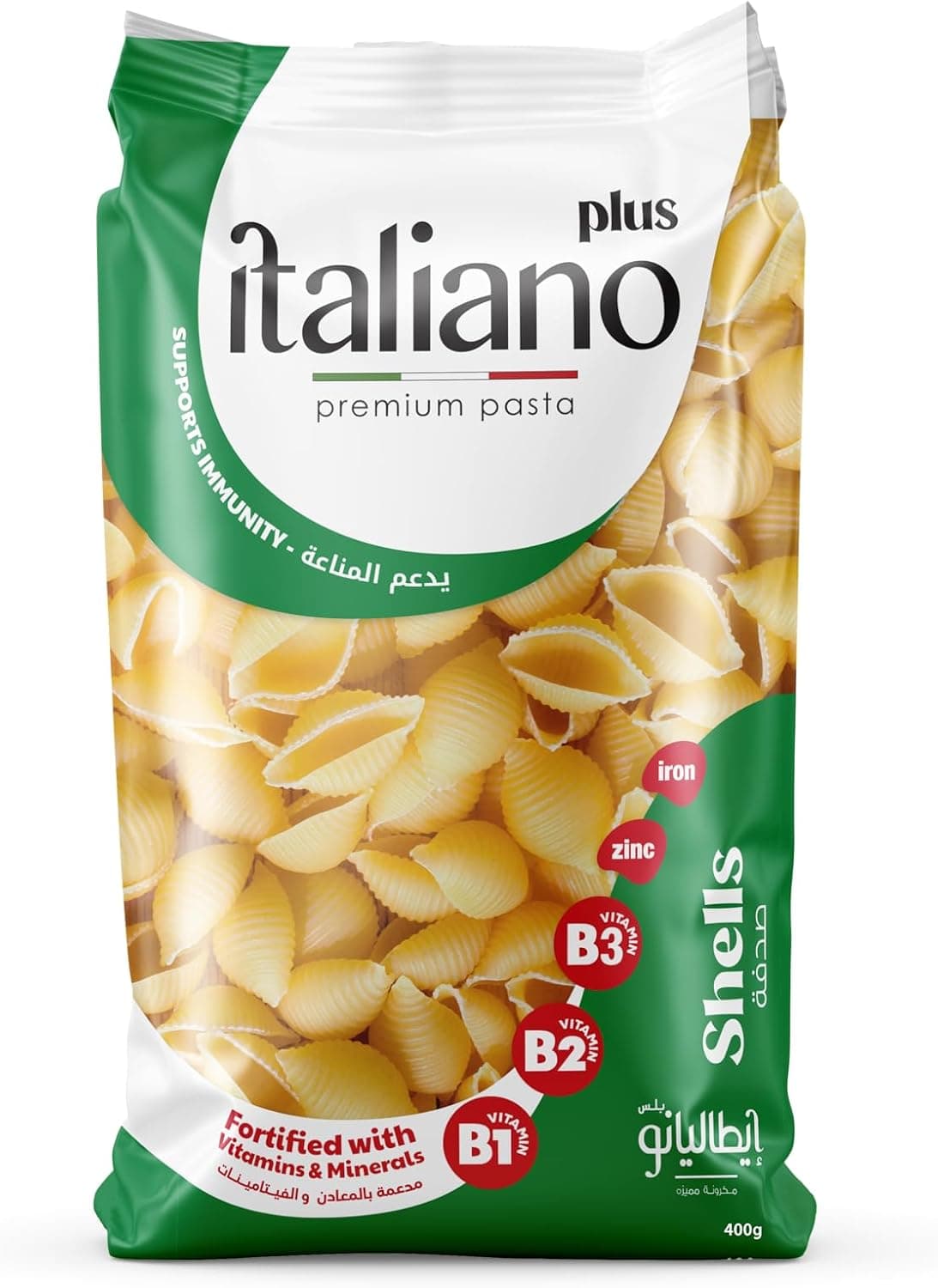 مكرونه ايطاليانو 400g صدفه