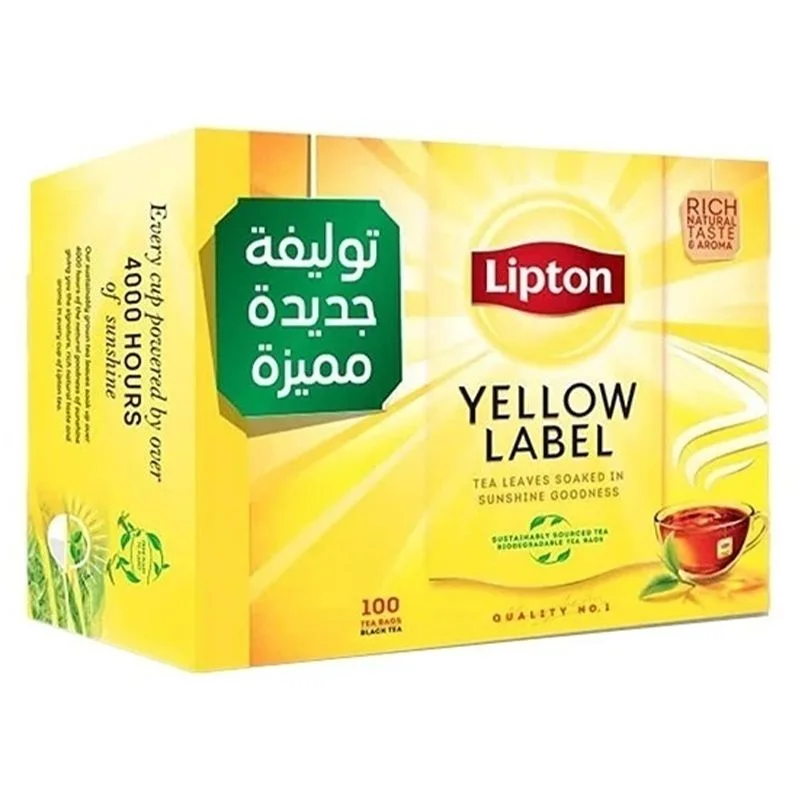 شاي ليبتون 100فتله